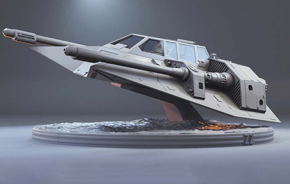 T-47 Snowspeeder - Sculpture