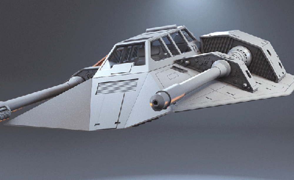 T-47 Snowspeeder - Sculpture