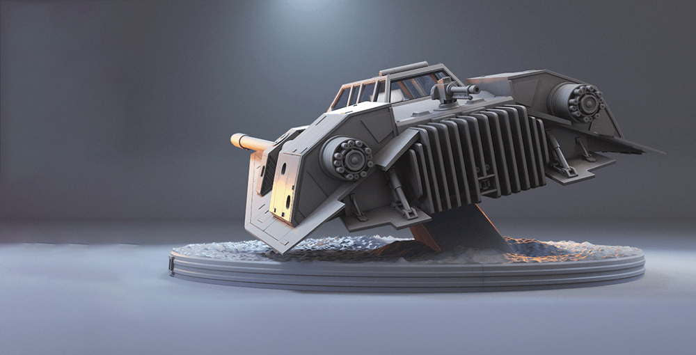 T-47 Snowspeeder - Sculpture