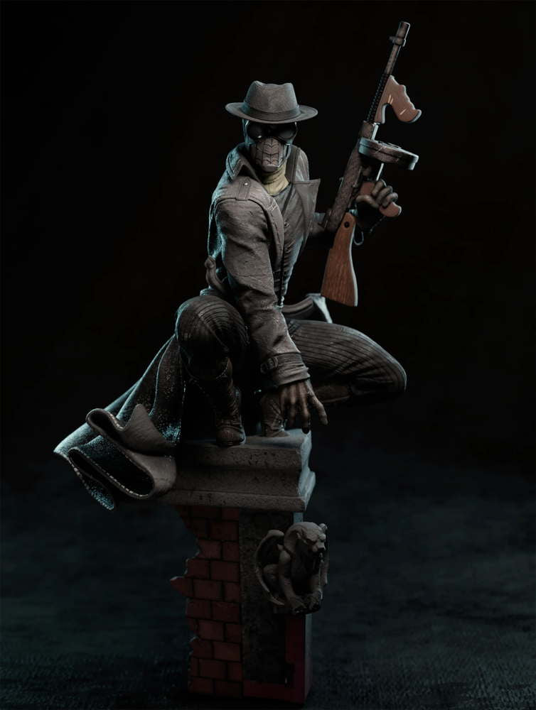 Spider Noir – Sculpture