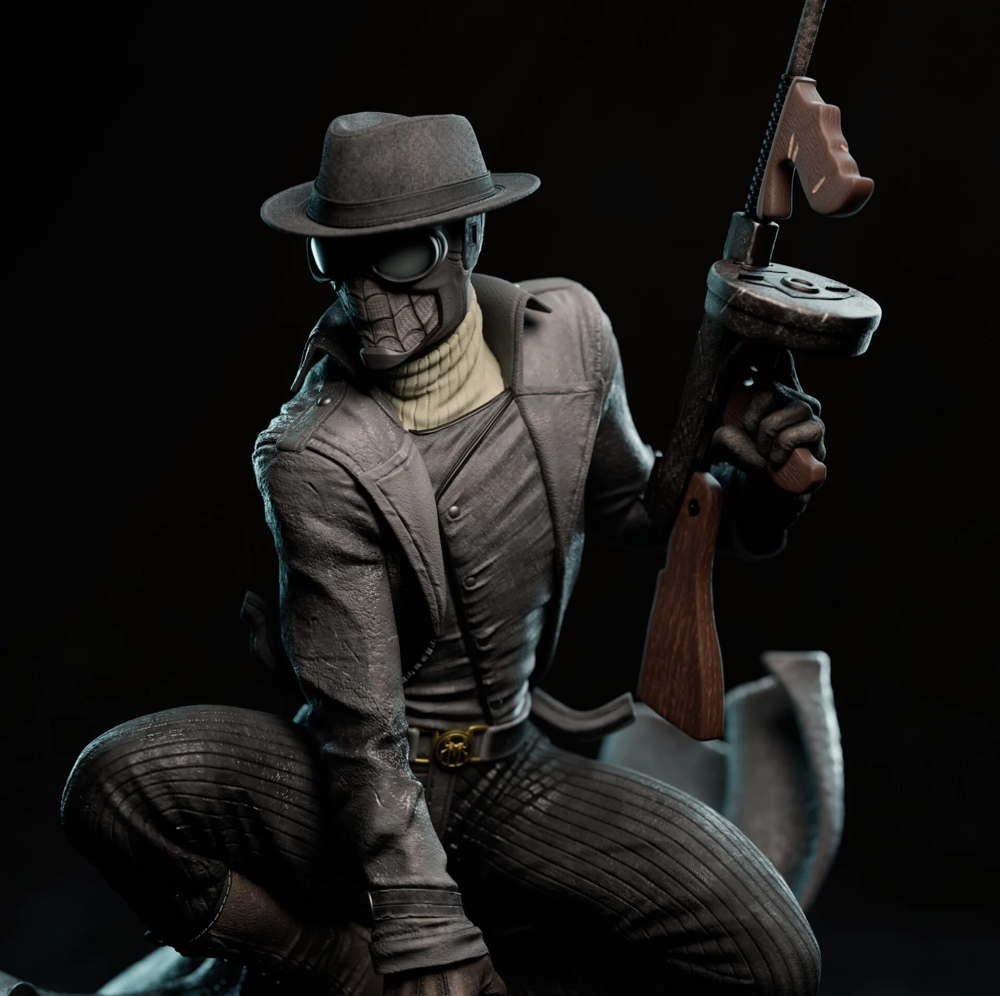 Spider Noir – Sculpture